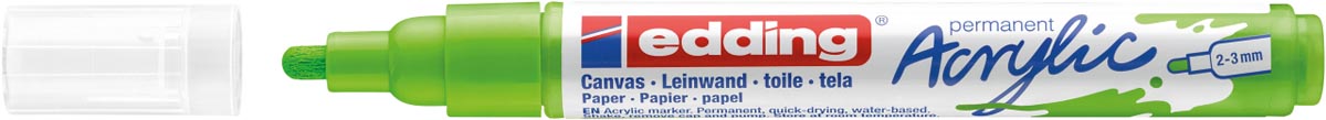 Edding Acrylic marker medium geelgroen