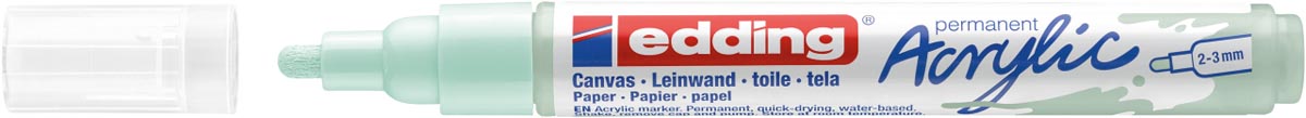 Edding Acrylic marker medium zacht mint