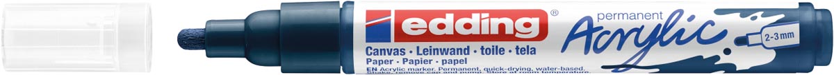 Edding Acrylic marker medium elegant nachtblauw