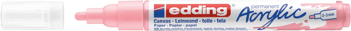 Edding Acrylic marker medium stijlvol mauve