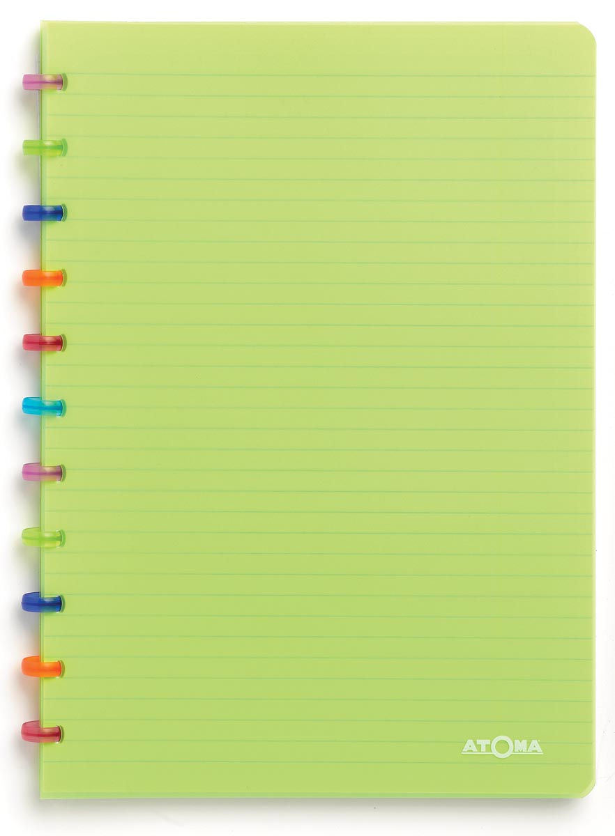 Atoma schrift Tutti Frutti ft A4, commercieel geruit, transparant groen