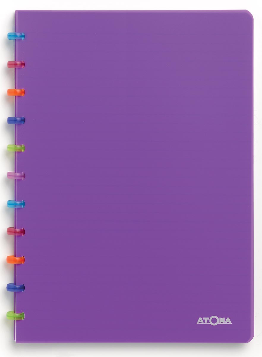 Atoma schrift Tutti Frutti ft A4, commercieel geruit, transparant paars