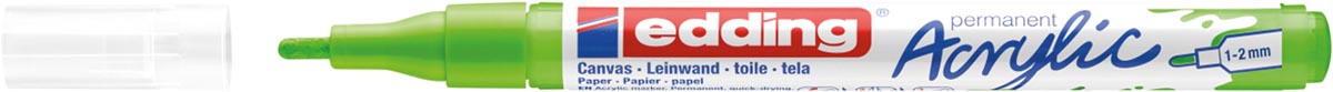 Edding Acrylic marker fijn geelgroen