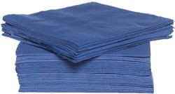Cosy & Trendy servet, 38 x 38 cm, blauw, 40 stuks