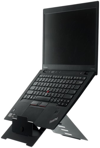 R-Go Riser Flexible laptopstandaard, zwart
