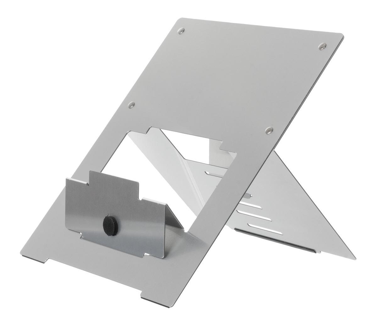 R-Go Riser Flexible laptopstandaard, zilver