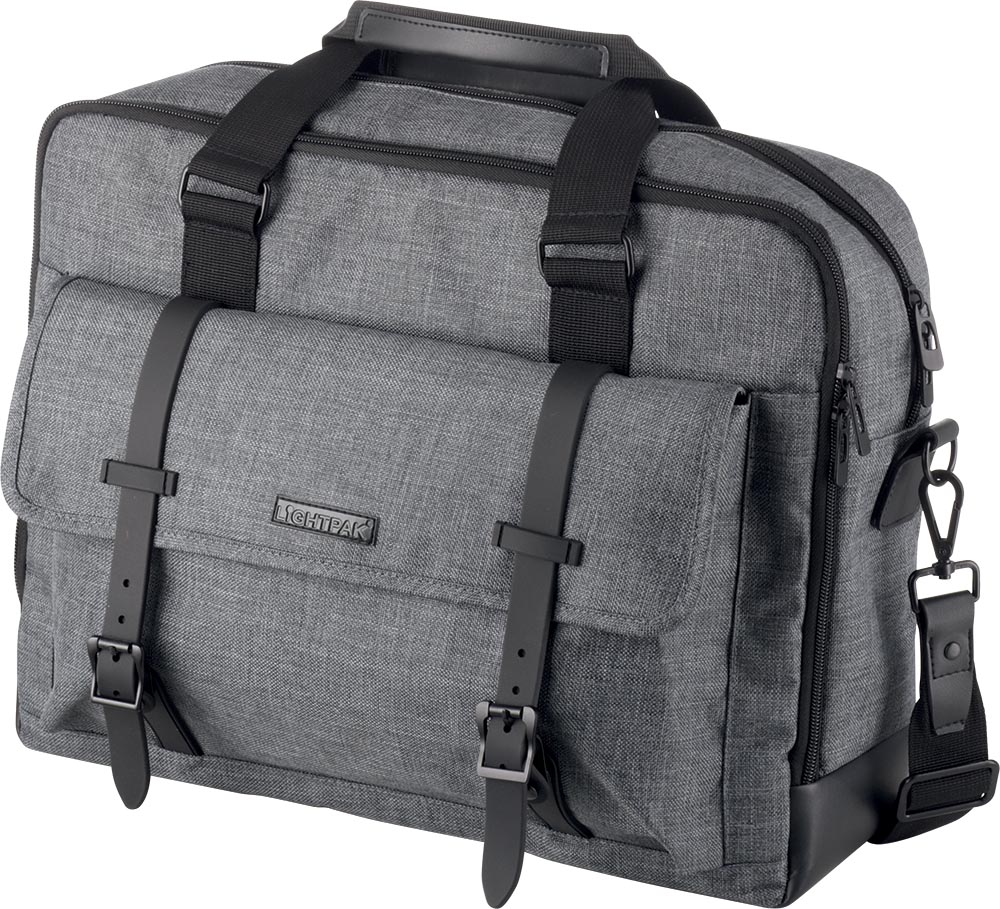Lightpak by Jüscha laptoptas TWYX, voor 15 inch laptops, grijs