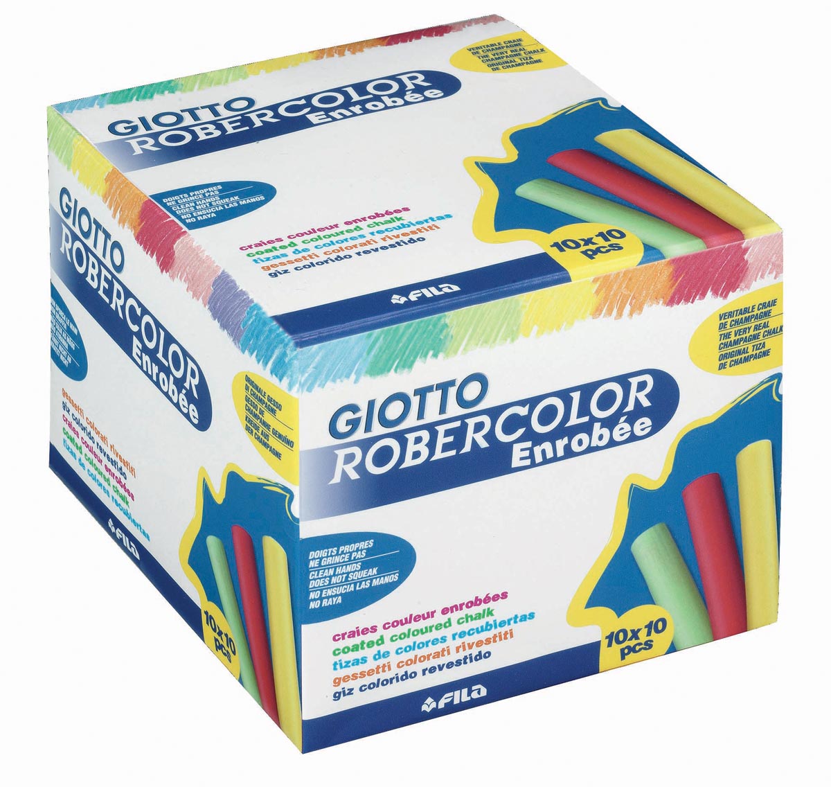 Giotto krijt Robercolor geassorteerde kleuren