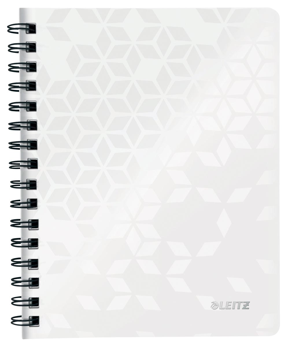 Leitz WOW schrift ft A4, gelijnd, wit afbeelding