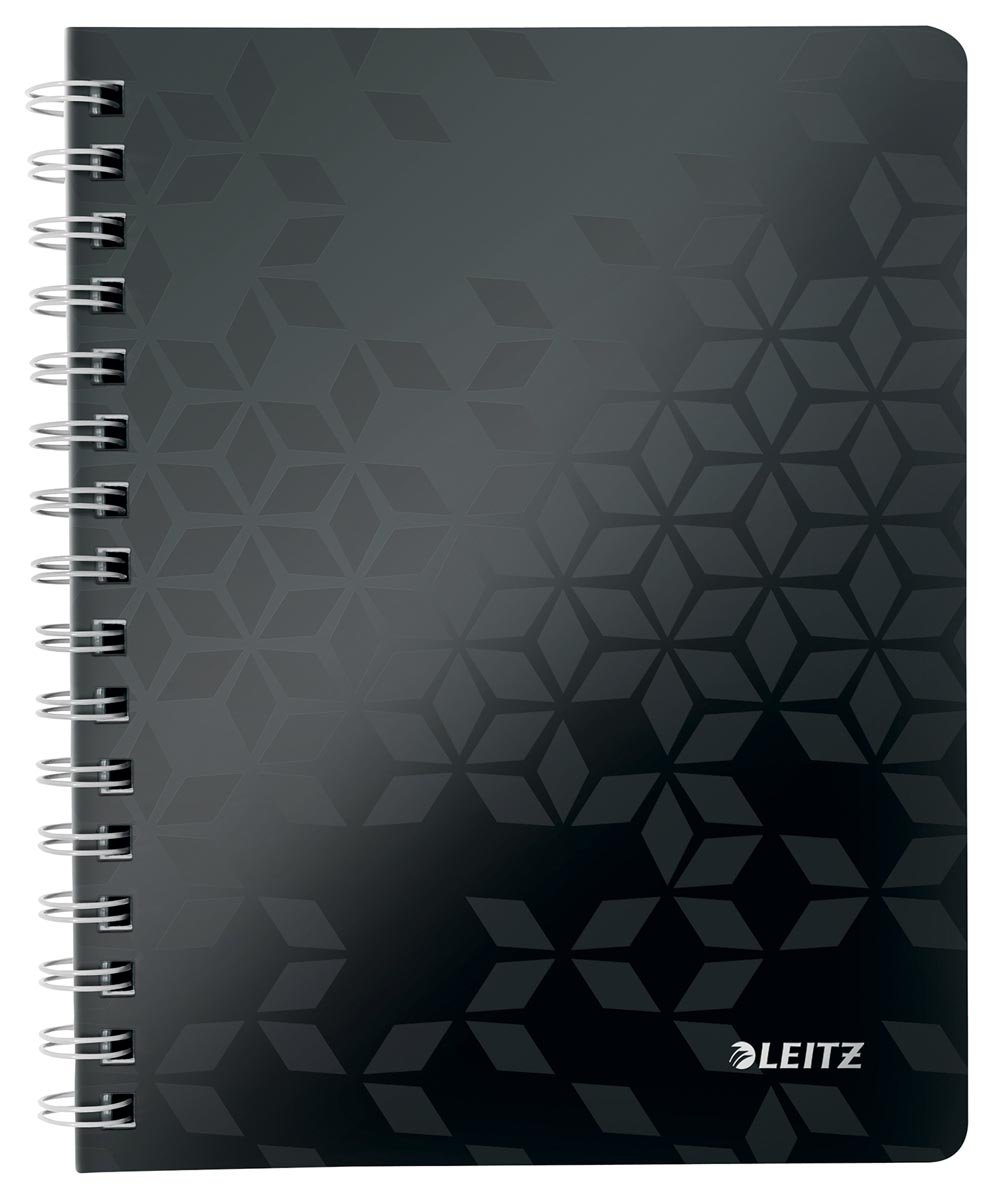 Leitz WOW schrift ft A4, gelijnd, zwart afbeelding