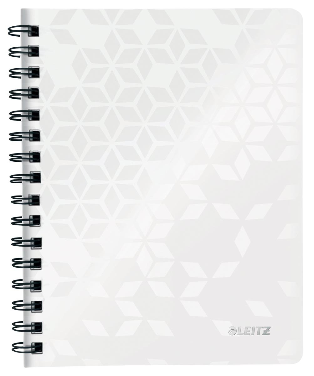 Leitz WOW schrift ft A4, geruit 5 mm, wit