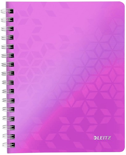 Leitz WOW schrift ft A4, geruit 5 mm, blauw