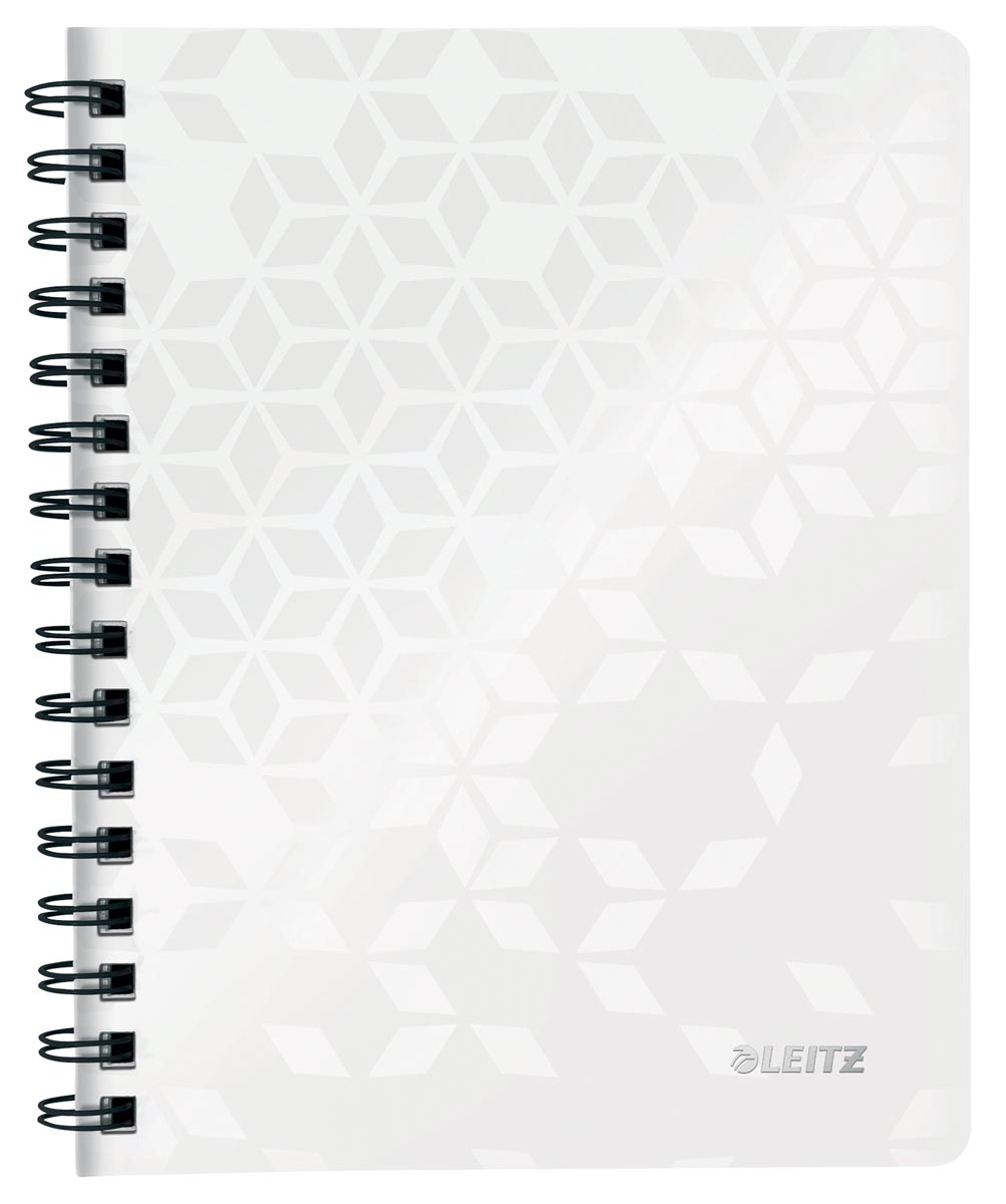 Leitz WOW schrift ft A5, gelijnd, wit afbeelding