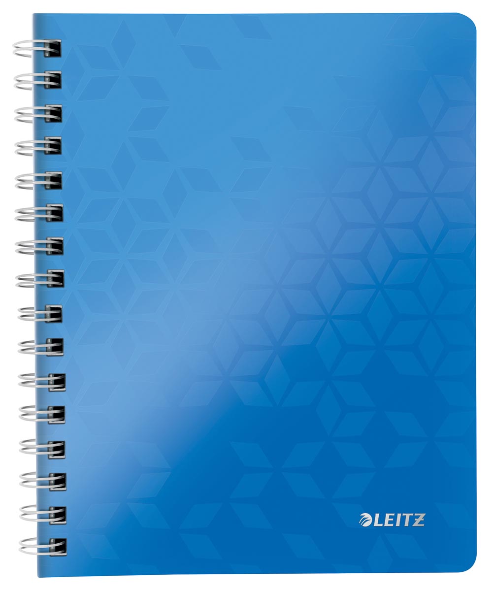 Leitz WOW schrift ft A5, gelijnd, blauw afbeelding