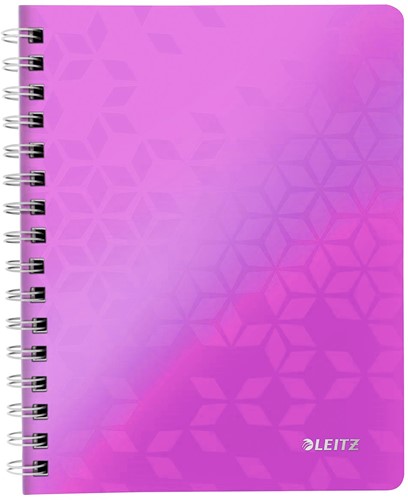Leitz WOW schrift ft A5, gelijnd, blauw