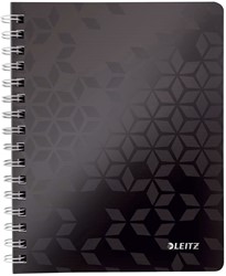 Leitz WOW schrift ft A5, gelijnd, zwart