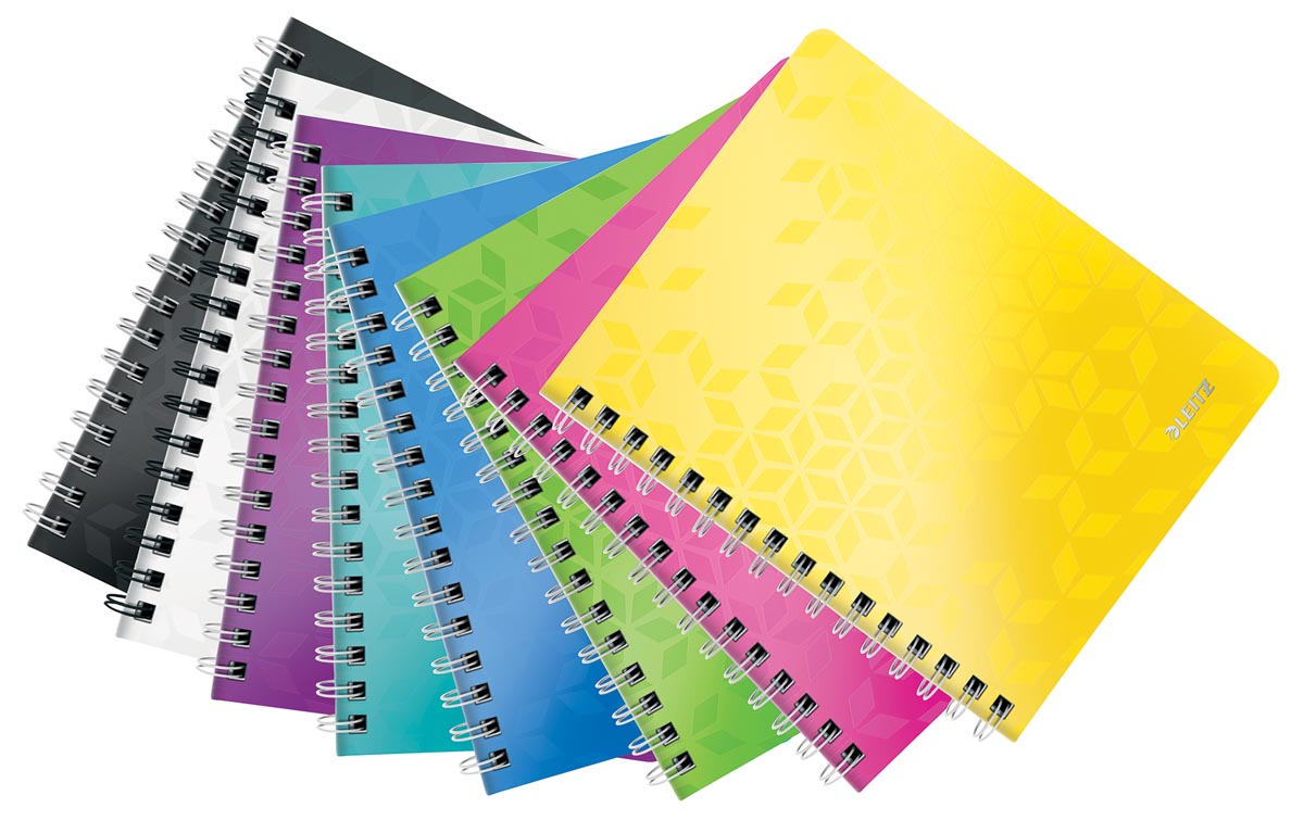 Leitz WOW schrift ft A5, gelijnd, geassorteerde kleuren