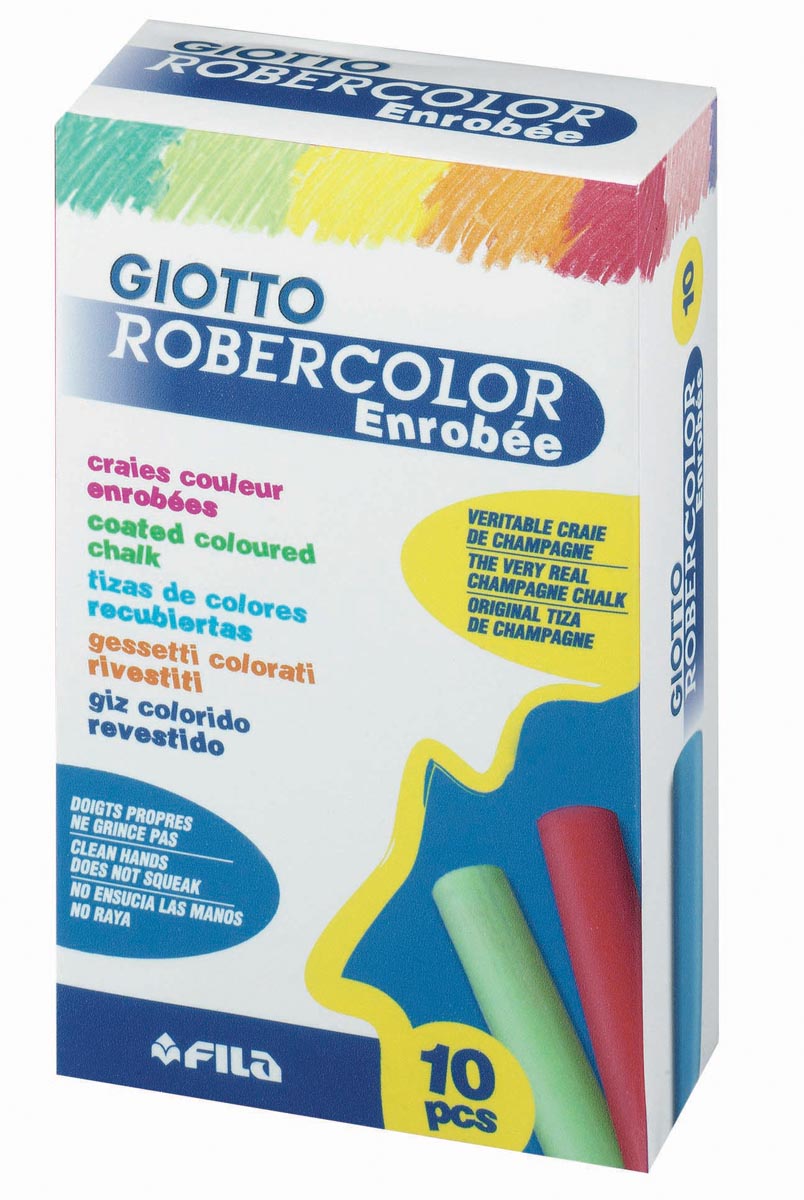 Giotto krijt Robercolor geassorteerde kleuren