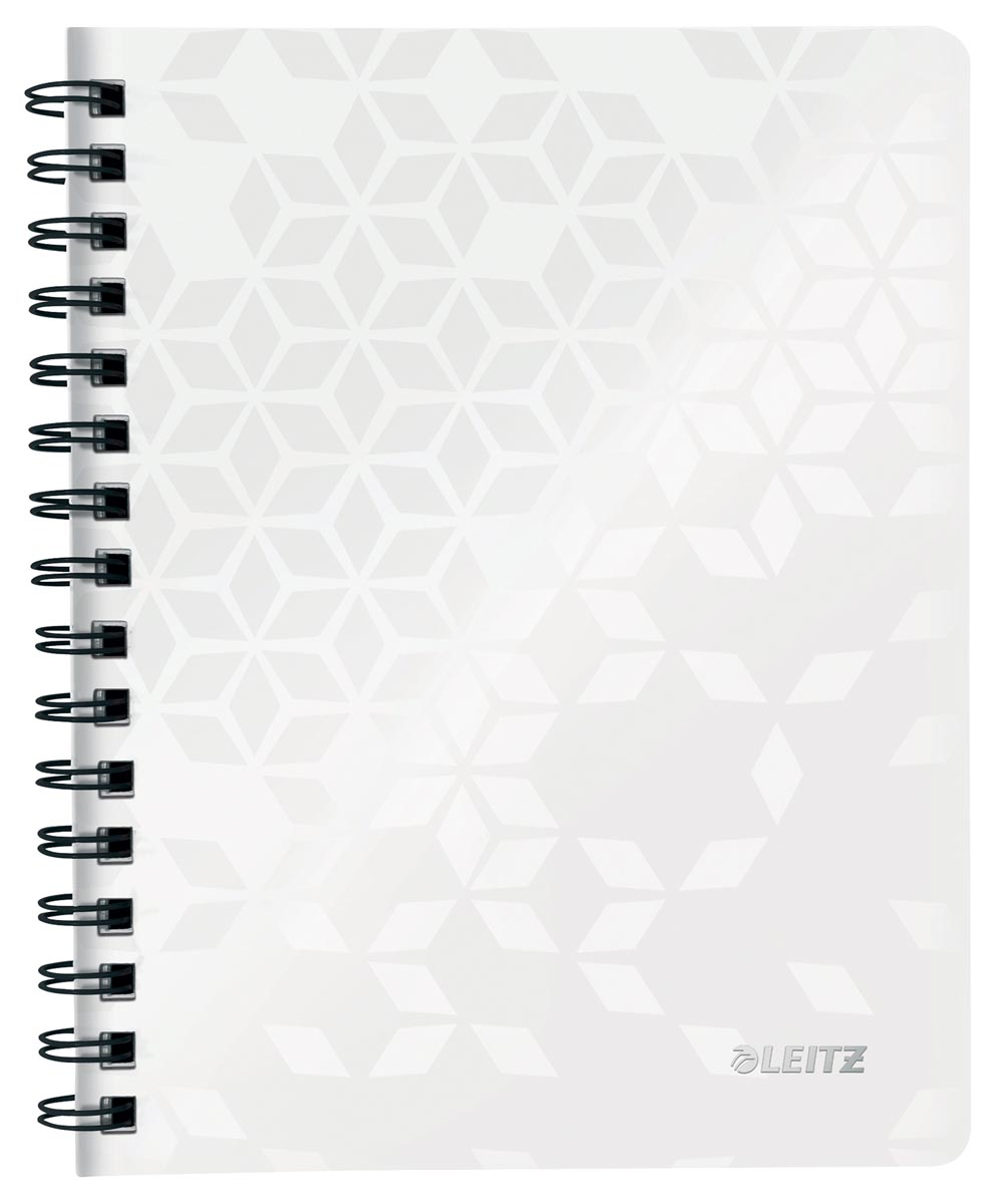 Leitz WOW schrift ft A5, geruit 5 mm, wit