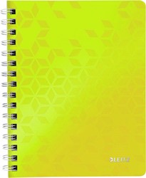 Leitz WOW schrift ft A5, geruit, groen