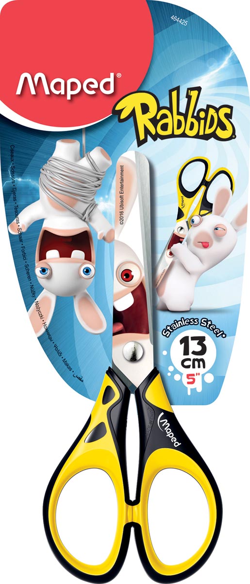 Maped Schaar Rabbids 13 Cm Op Blister huismerk kopen in de aanbieding Maped Schaar Rabbids 13 Cm Op Blister huismerk kopen in de aanbieding