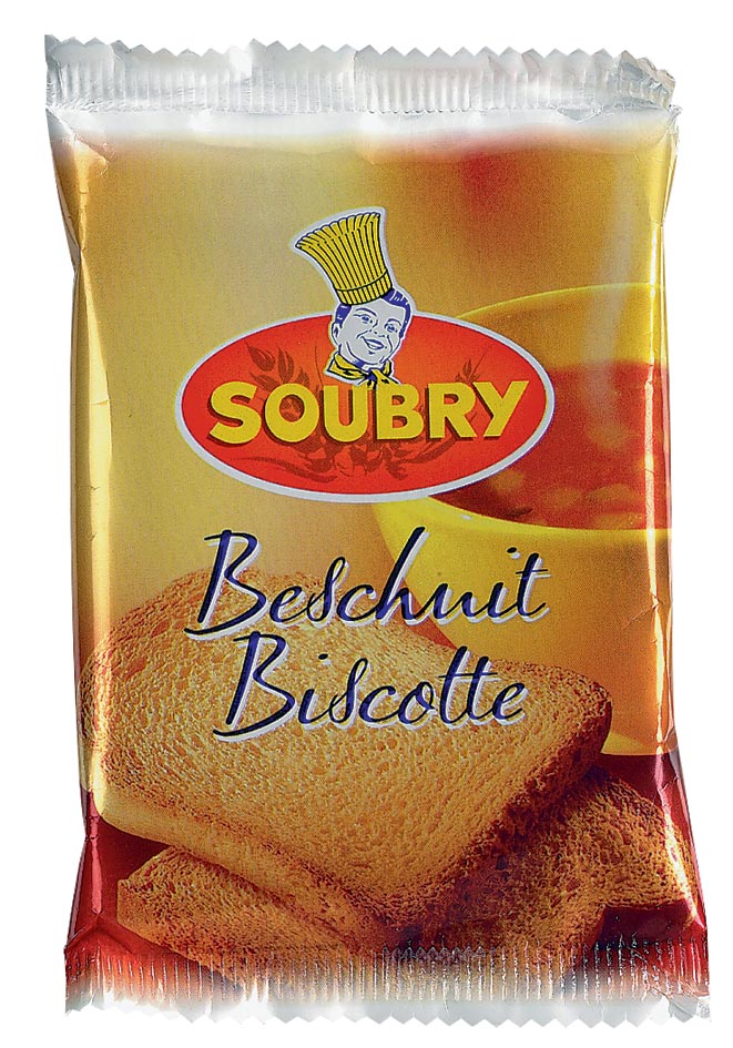 Soubry beschuiten, pak van 150 individueel verpakte stuks