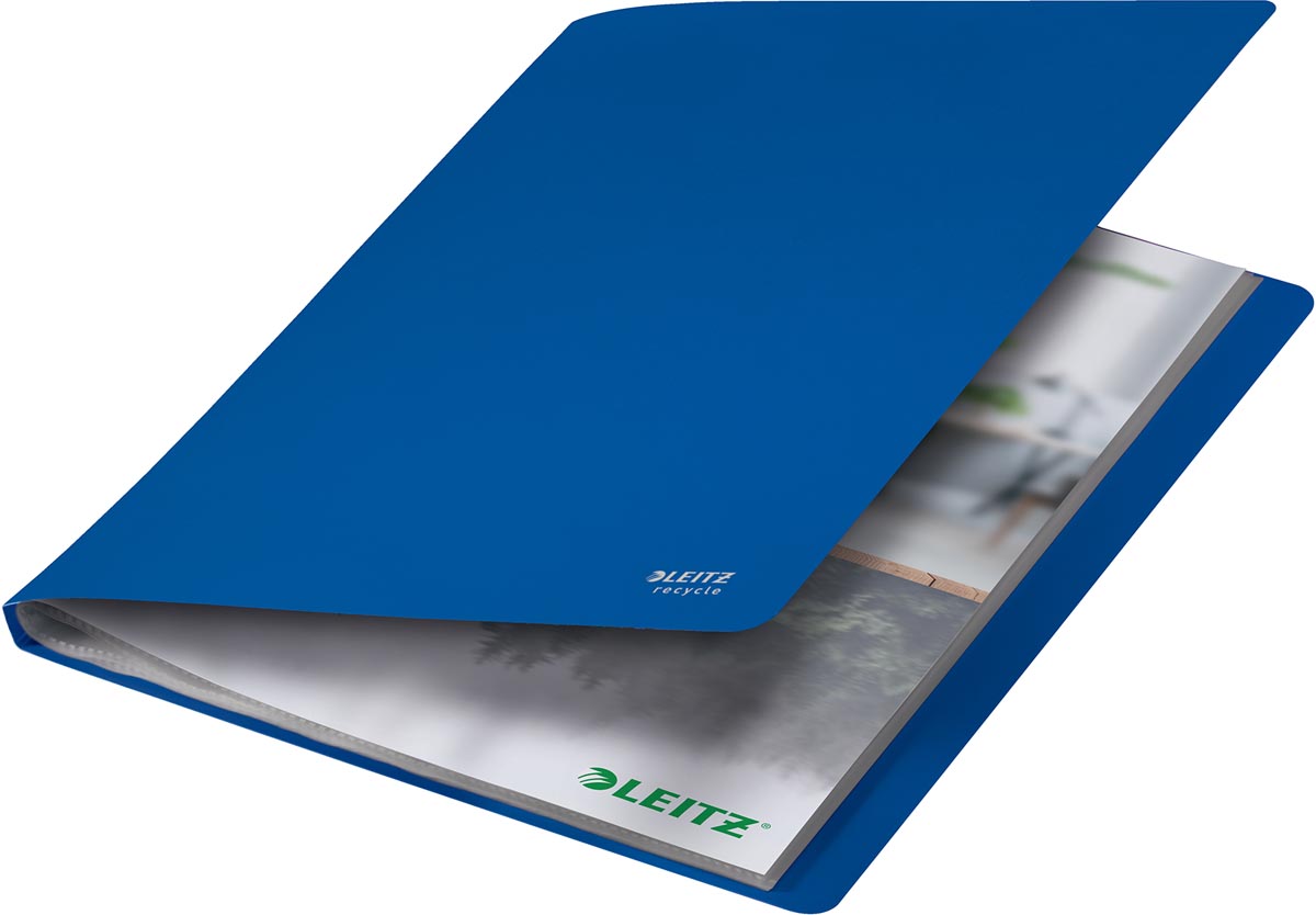 Leitz Recycle showalbum, ft A4, 40 hoezen, blauw afbeelding