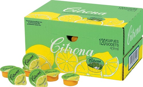 Citrona citroensap, pak van 120 cups van 4,9 ml-2