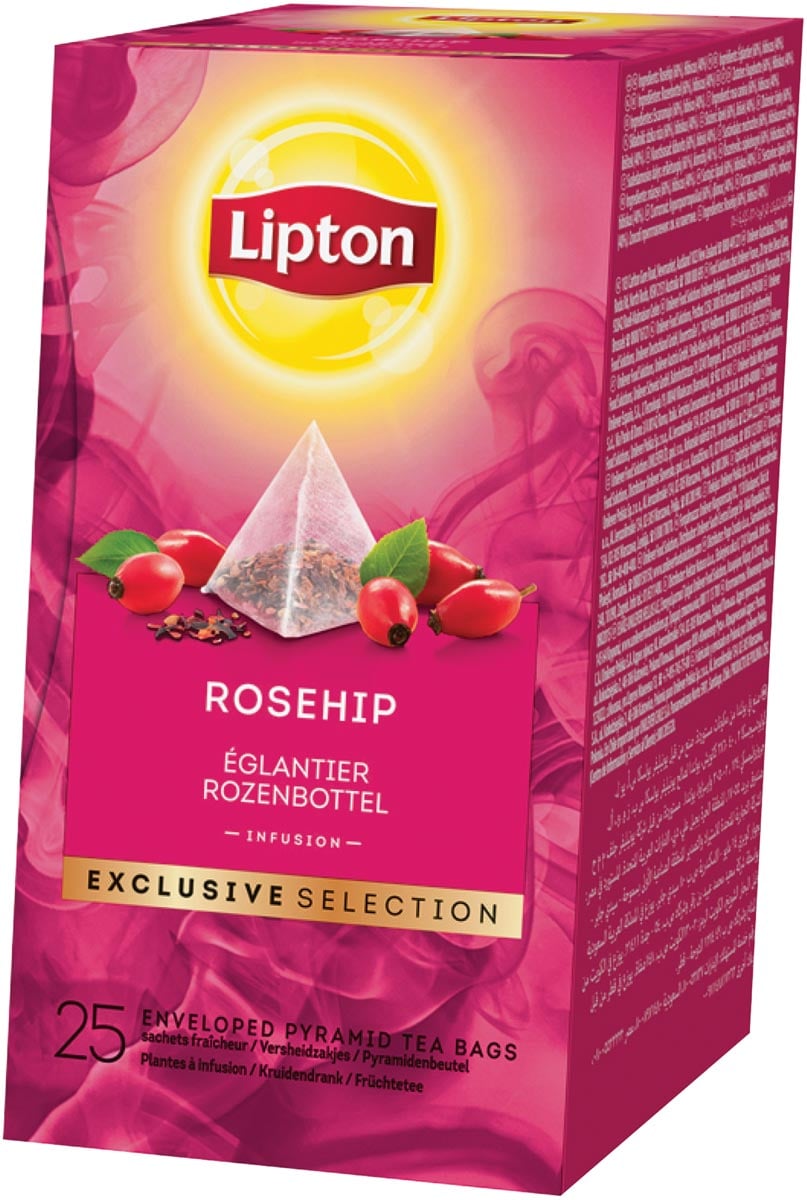 Lipton Thee Rozenbottel Exclusive Selection Doos Van 25 Zakjes huismerk kopen in de aanbieding