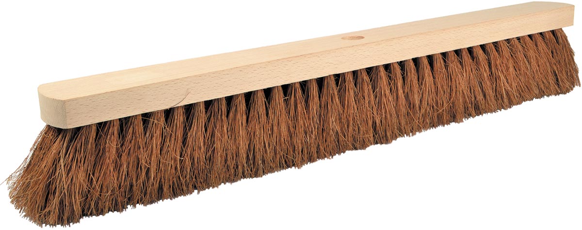 Kokosborstel in ongelakt hout van 60 cm Kokosborstel in ongelakt hout van 60 cm