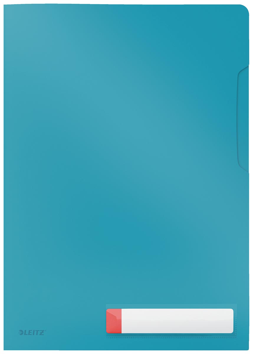 Leitz Cosy L-map, ft A4, PP van 200 micron, ondoorzichtig, blauw afbeelding