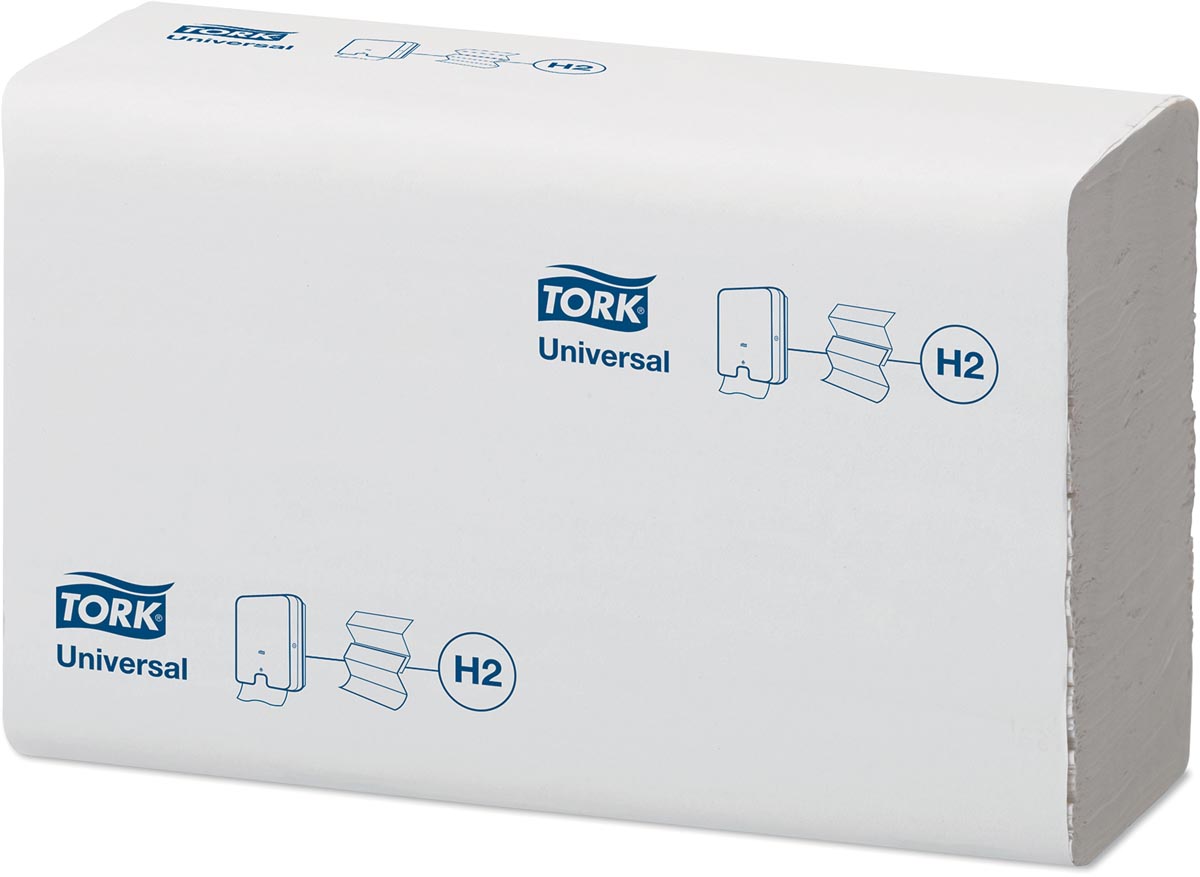 Tork Xpress Universal handdoek, 1-laags, systeem H2, wit, pak van 20 stuks Tork Xpress Universal handdoek, 1-laags, systeem H2, wit, pak van 20 stuks