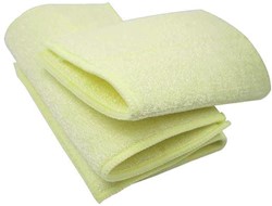Aqualine lavettes éponges microfibre ft 17 x 23 cm, paquet de 3 pièces