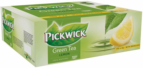Pickwick thee, green tea lemon, pak van 100 stuks-2