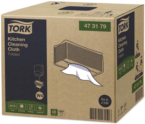 Tork Kitchen Cleaning reinigingsdoek, W4, 75 vellen, pak van 4 stuks-3