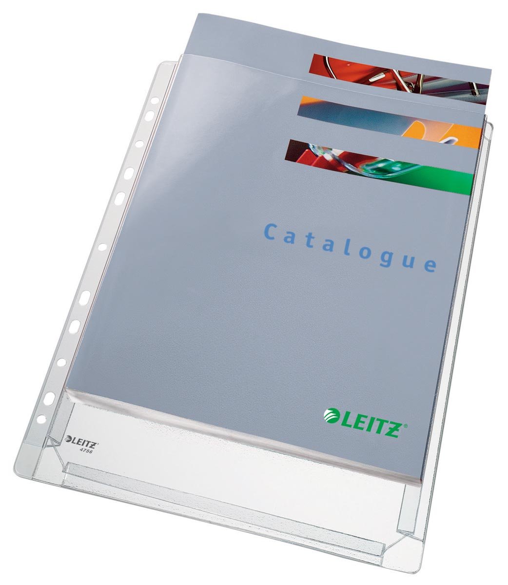 Leitz geperforeerde showtas XL pak van 5 stuks afbeelding