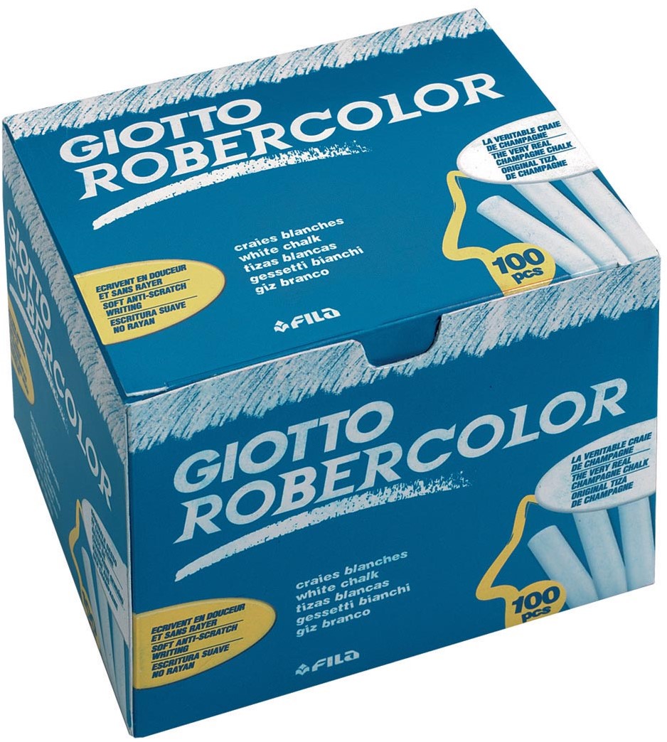 GIOTTO Robercolor - Boite 100 Craies Assorties