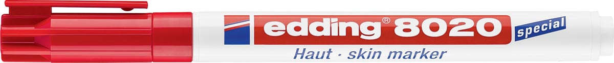 Edding huidmarker e-8020 rood Edding huidmarker e-8020 rood