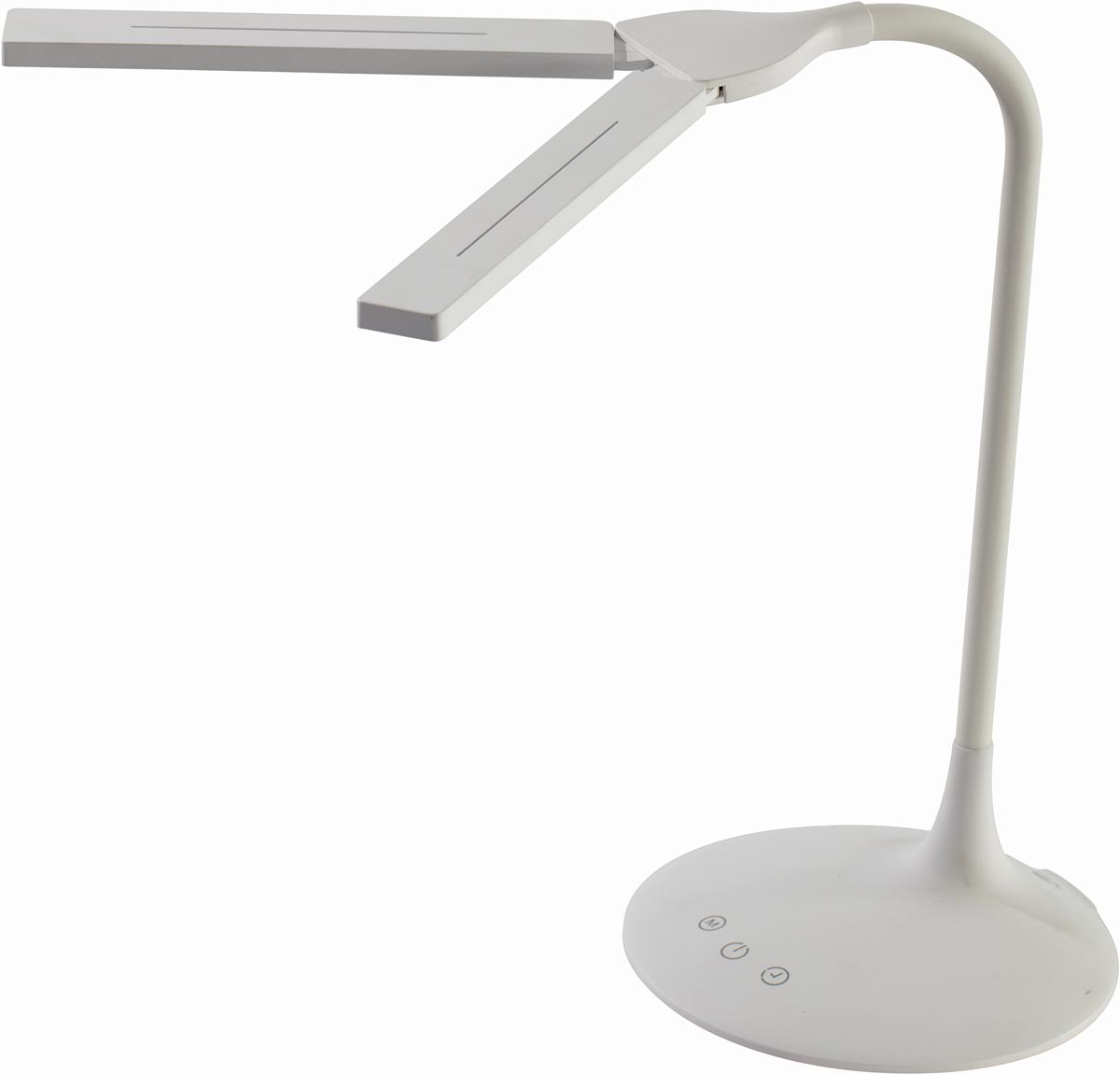 ALBA LED draadloze LED bureaulamp Twin, wit