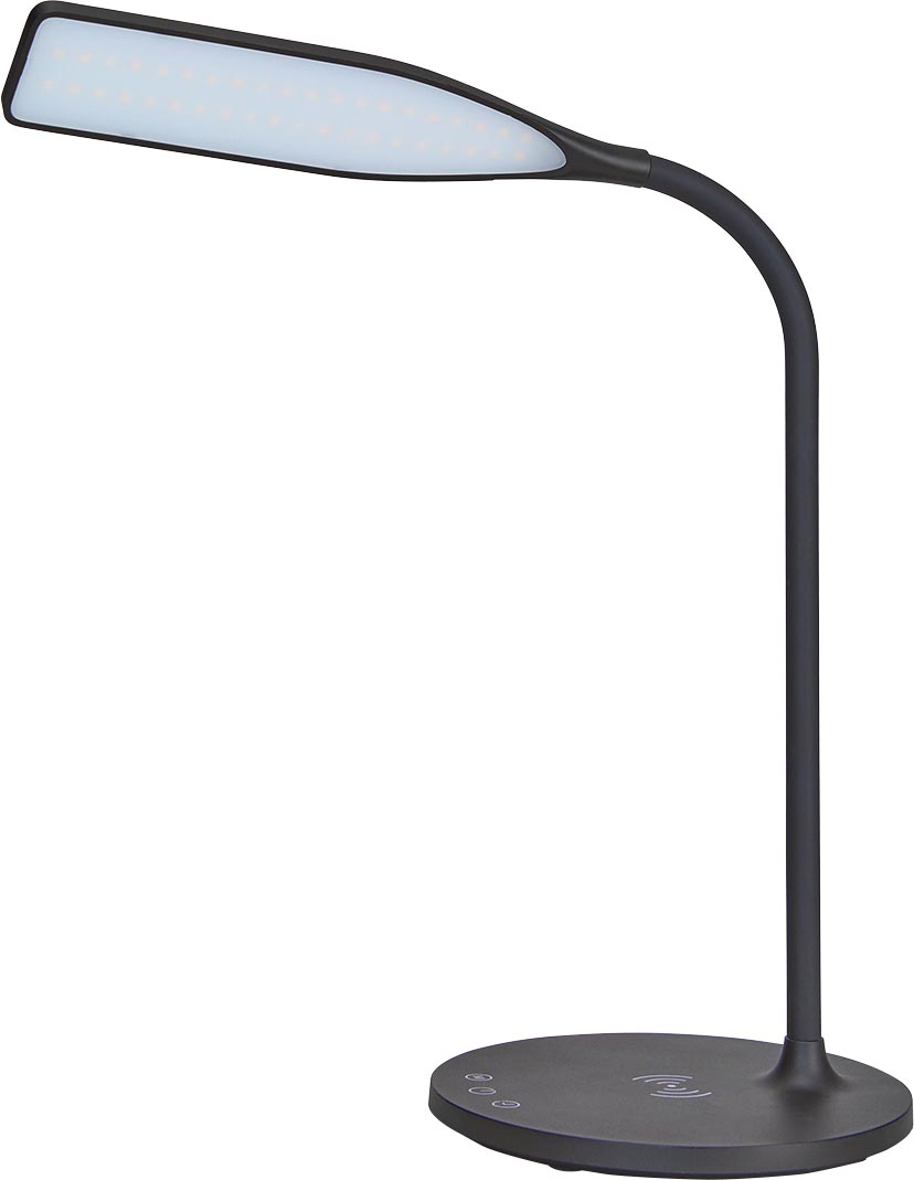 ALBA LED LED bureaulamp Smart, met QI oplader, zwart afbeelding