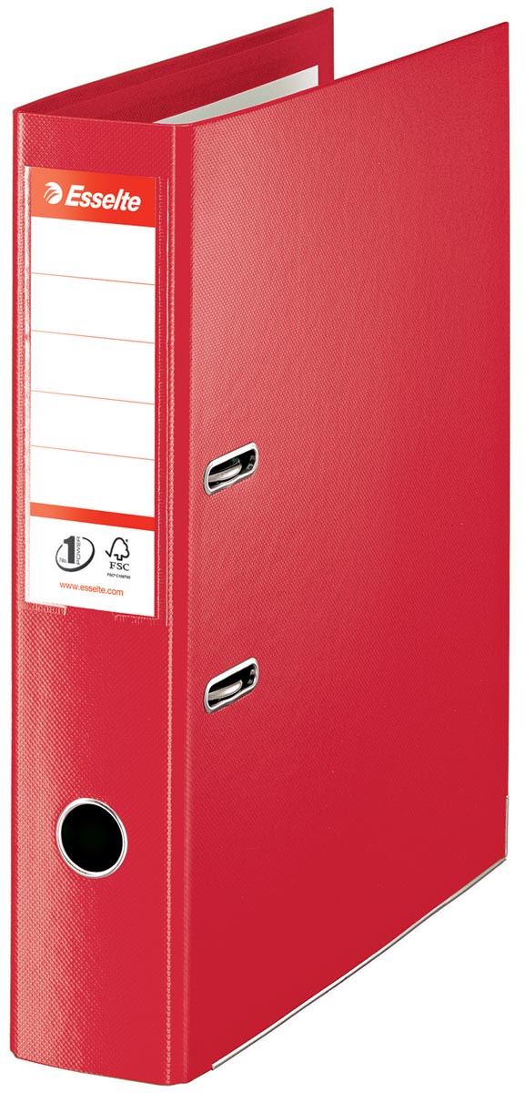 Esselte Ordner Power N° 1 Vivida ft folio, rug van 7,5 cm, rood