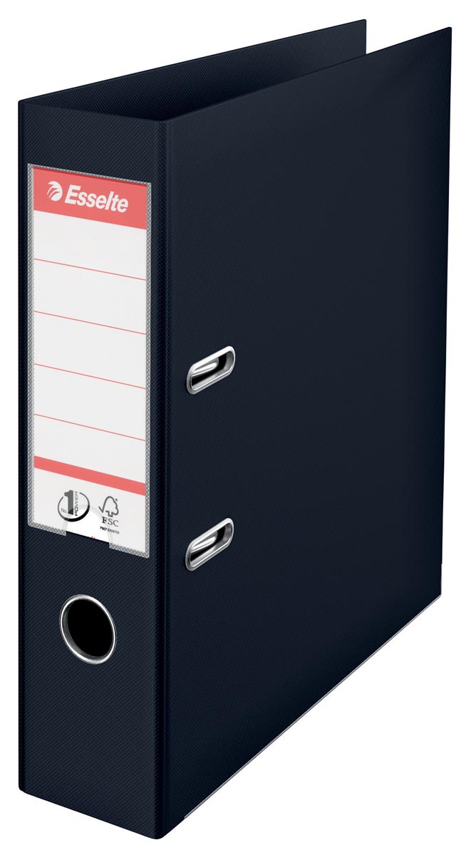 Esselte Ordner Power N° 1 Vivida ft A4, rug van 7,5 cm, zwart afbeelding