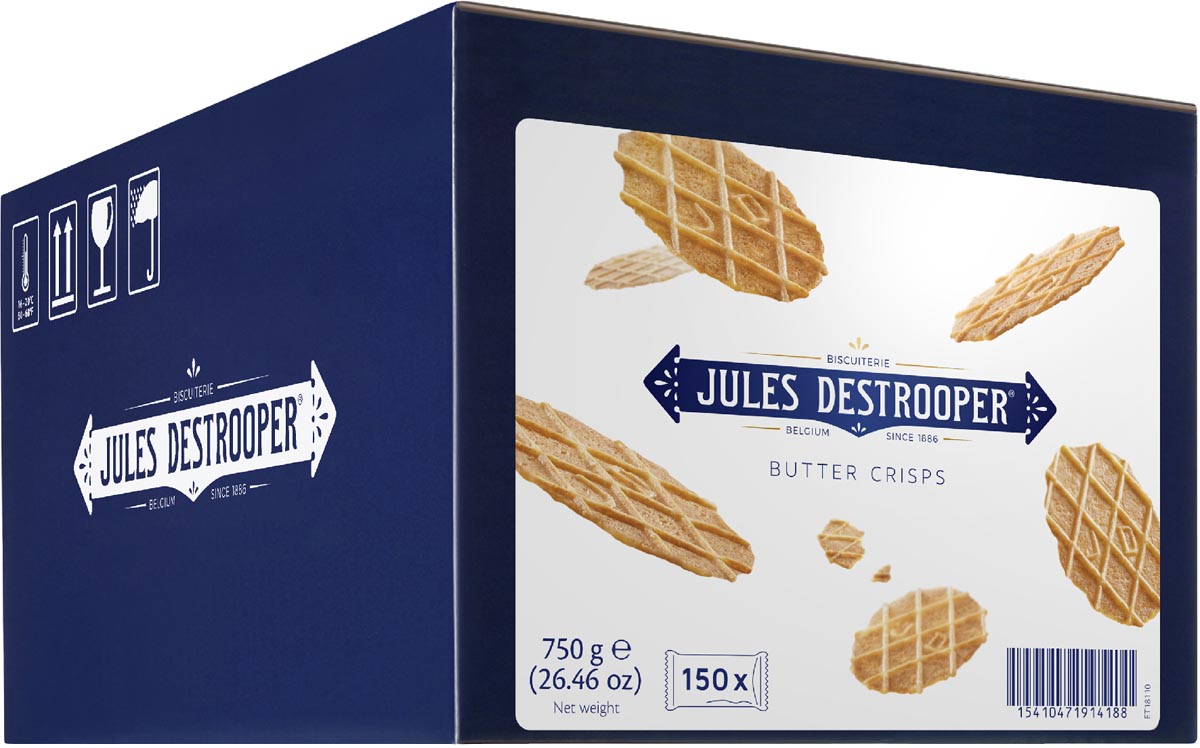 Jules Destrooper boterwafels, doos van 150 stuks afbeelding