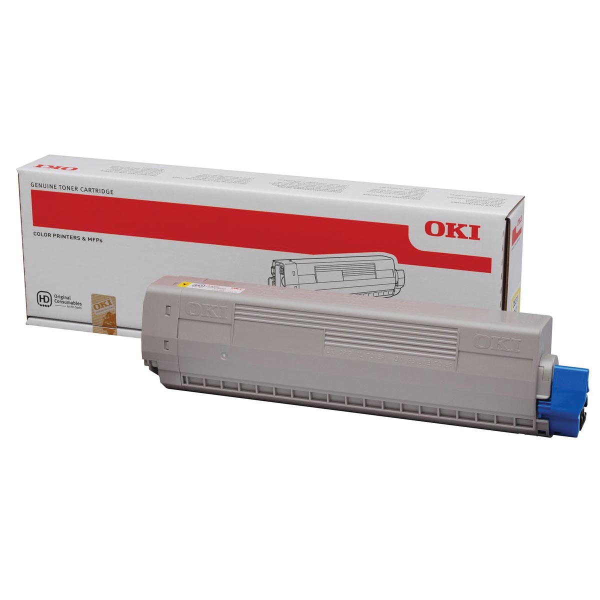 Oki Toner Kit geel - 10000 pagina's - 44844505