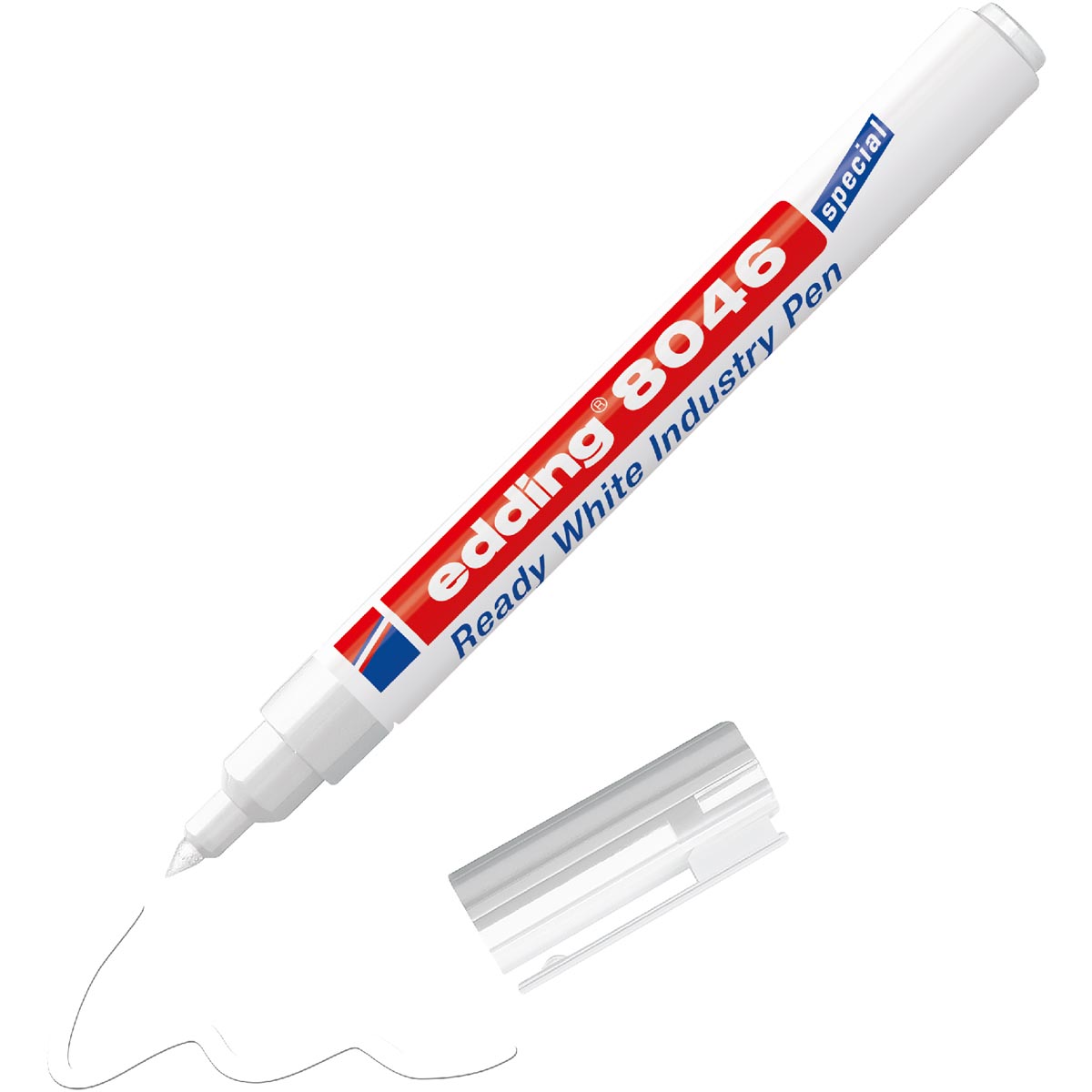 Edding industriemarker e-8046 wit afbeelding