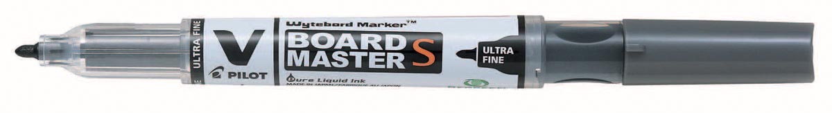 Pilot V-Board Master whiteboardmarker, ronde punt, 0,8 mm, zwart afbeelding