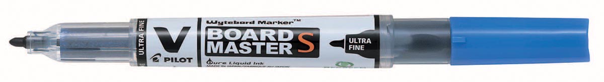 Pilot whiteboardmarker V-Board Master S, ultra fijn 0,8 mm, blauw
