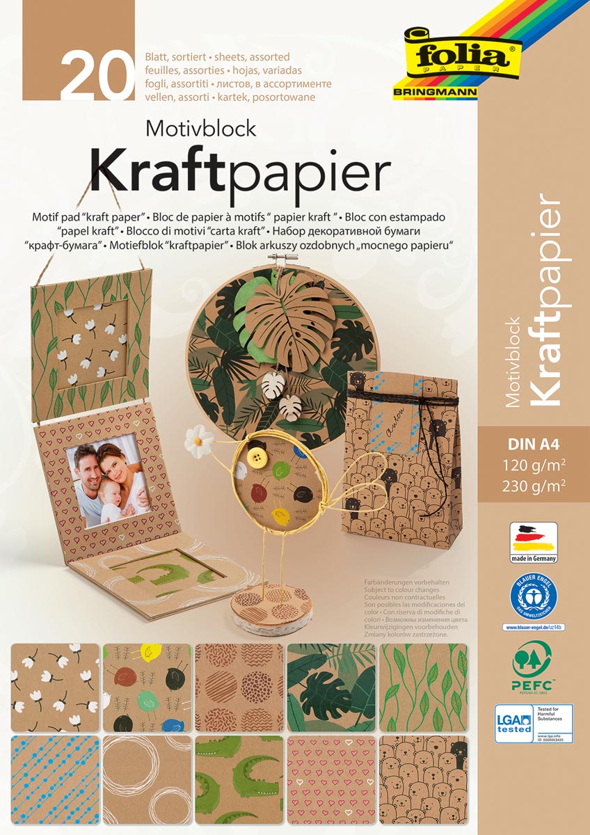 Folia Motiefpapier kraft Folia Motiefpapier kraft
