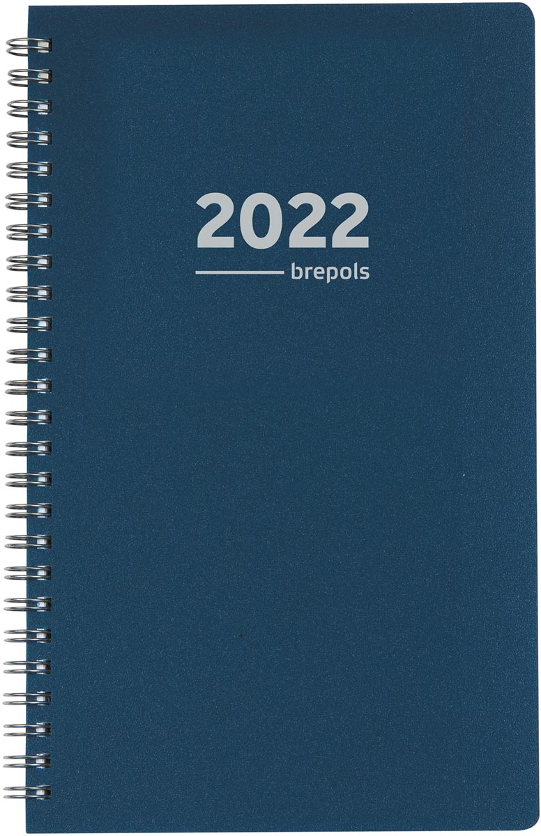 Brepols agenda Building Polyprop 6-talig, blauw, 2022 Brepols agenda Building Polyprop 6-talig, blauw, 2022