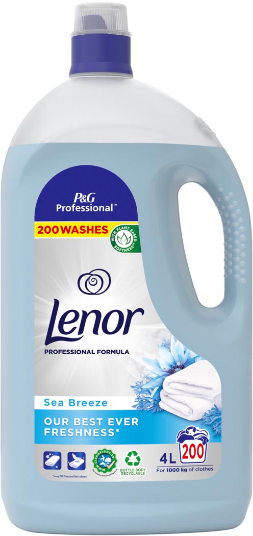 Lenor Professional wasverzachter zeebries, flacon van 4 liter afbeelding